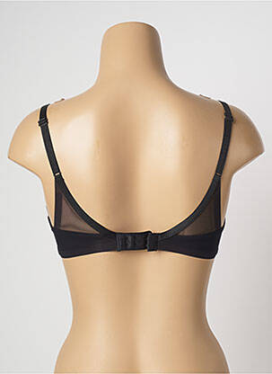 Soutien-gorge effet matière satinée haut soutien-gorge moulé noir FEMILET femme