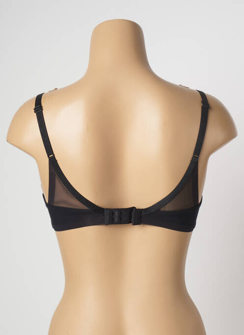 Soutien-gorge effet matière satinée haut soutien-gorge moulé noir FEMILET femme