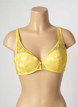 Soutien-gorge haut soutien-gorge moulé haut soutien-gorge moulé jaune IMPLICITE femme