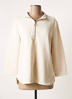 Sweat-shirt beige STREET ONE pour femme