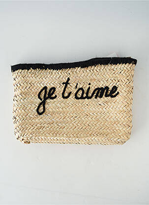 Pochette fermeture zippée noir MON PETIT BIKINI femme