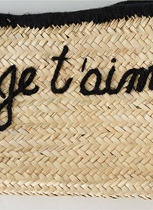 Pochette fermeture zippée noir MON PETIT BIKINI femme