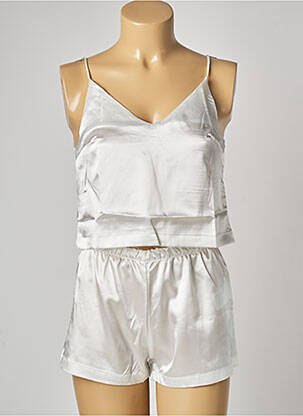Pyjashort taille élastique blanc MON PETIT BIKINI femme