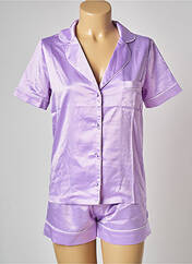 Pyjashort violet MON PETIT BIKINI pour femme seconde vue