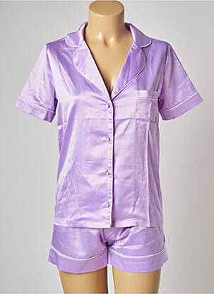 Pyjashort violet MON PETIT BIKINI pour femme