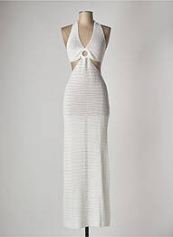 Robe de plage coupe cintrée blanc MON PETIT BIKINI femme