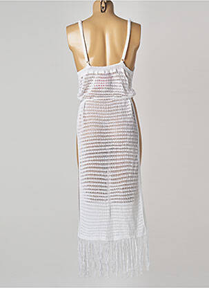 Robe de plage sans manche blanc MON PETIT BIKINI femme