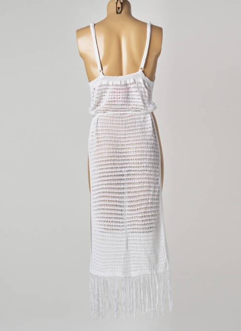 Robe de plage blanc MON PETIT BIKINI pour femme