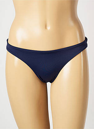 Bas de maillot de bain tissage satiné culotte bleu MON PETIT BIKINI femme