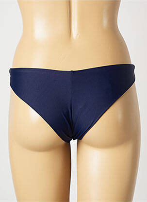 Bas de maillot de bain tissage satiné culotte bleu MON PETIT BIKINI femme
