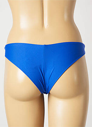 Bas de maillot de bain tissage satiné culotte bleu MON PETIT BIKINI femme