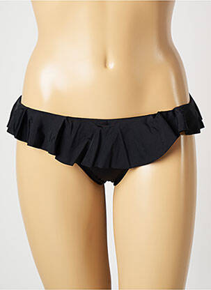 Bas de maillot de bain tissage satiné culotte noir MON PETIT BIKINI femme