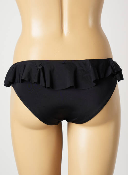Bas de maillot de bain tissage satiné culotte noir MON PETIT BIKINI femme