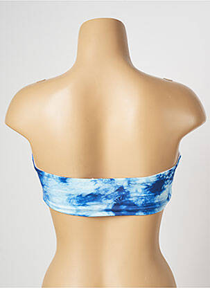 Haut de maillot de bain stretch haut bandeau bleu MON PETIT BIKINI femme