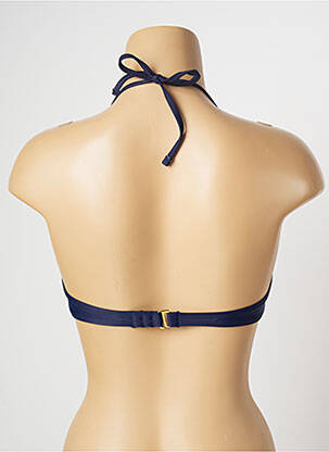 Haut de maillot de bain stretch haut bandeau bleu MON PETIT BIKINI femme
