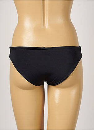 Bas de maillot de bain effet matière satinée culotte noir MON PETIT BIKINI femme