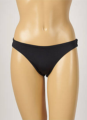 Bas de maillot de bain effet matière satinée culotte noir MON PETIT BIKINI femme