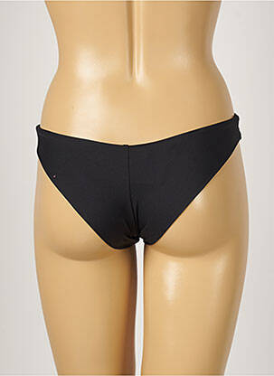 Bas de maillot de bain effet matière satinée culotte noir MON PETIT BIKINI femme