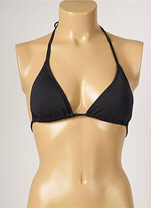 Haut de maillot de bain stretch haut triangles noir MON PETIT BIKINI femme