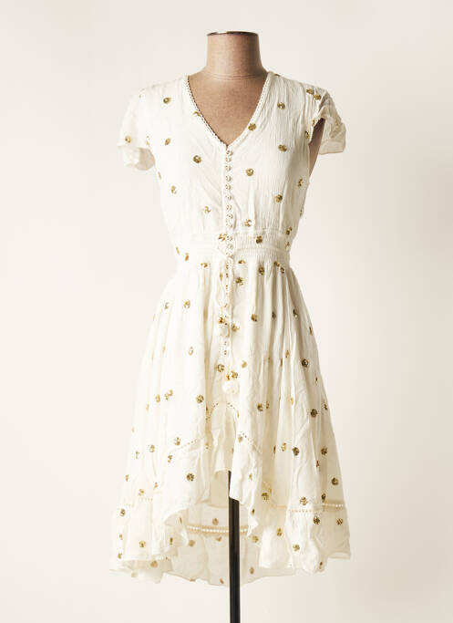 Robe mi-longue blanc GOA pour femme