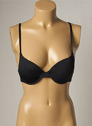 Haut de maillot de bain bretelles élastiquées ajustables haut soutien-gorge push-up noir MON PETIT BIKINI femme