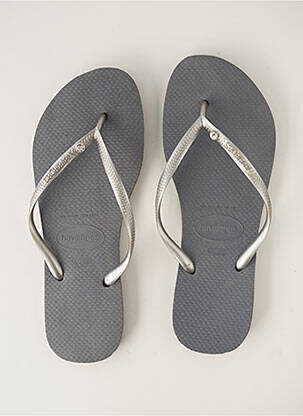 Tongs gris HAVAIANAS pour femme