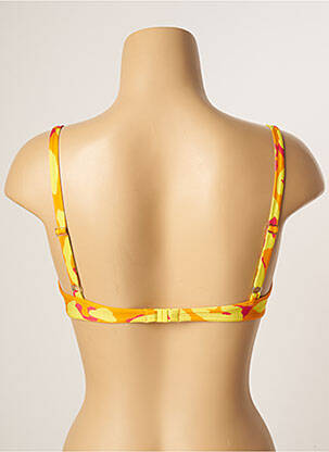 Haut de maillot de bain stretch haut soutien-gorge emboitant jaune BANANA MOON femme