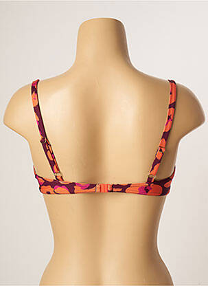 Haut de maillot de bain stretch haut soutien-gorge emboitant orange BANANA MOON femme