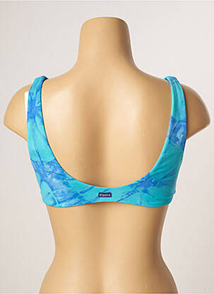 Haut de maillot de bain stretch haut soutien-gorge moulé bleu BANANA MOON femme