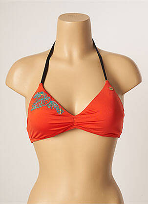 Haut de maillot de bain stretch haut soutien-gorge balconnet orange BANANA MOON femme