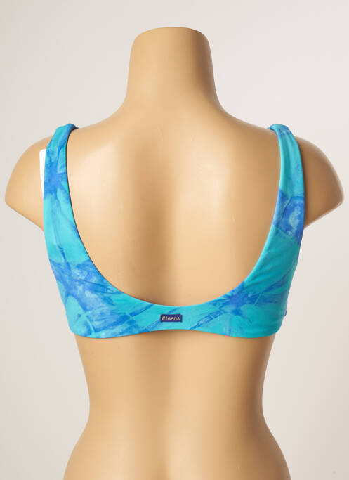 Haut de maillot de bain bleu BANANA MOON pour femme