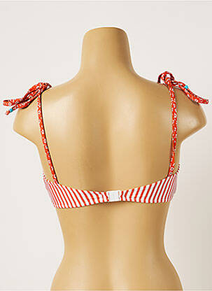 Haut de maillot de bain stretch haut soutien-gorge moulé orange BANANA MOON femme