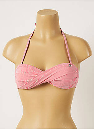 Haut de maillot de bain stretch haut bandeau rouge BANANA MOON femme