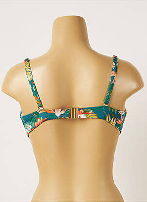 Haut de maillot de bain stretch haut bandeau vert BANANA MOON femme