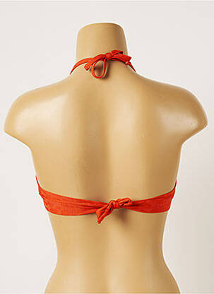 Haut de maillot de bain stretch haut bandeau orange BANANA MOON femme