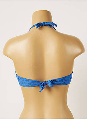 Haut de maillot de bain stretch haut bandeau bleu BANANA MOON femme