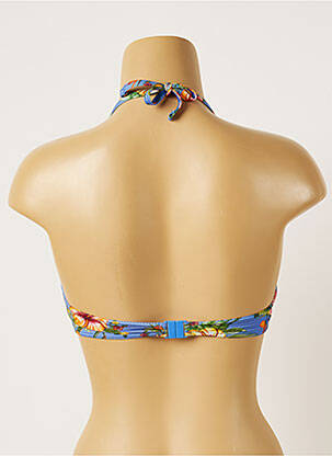 Haut de maillot de bain stretch haut bandeau bleu BANANA MOON femme