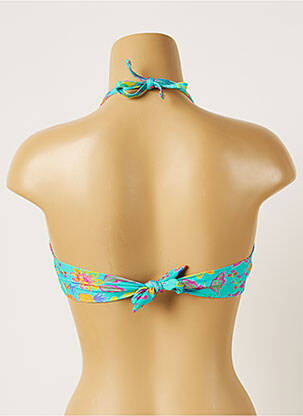 Haut de maillot de bain stretch haut bandeau bleu BANANA MOON femme