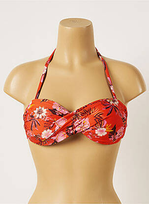 Haut de maillot de bain stretch haut bandeau orange BANANA MOON femme