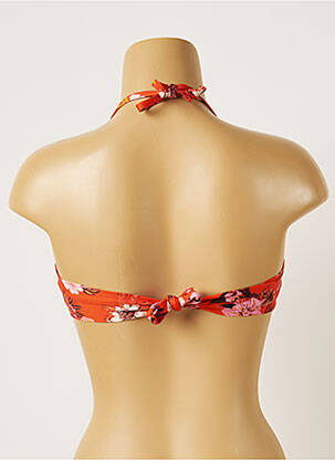Haut de maillot de bain stretch haut bandeau orange BANANA MOON femme