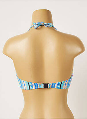 Haut de maillot de bain stretch haut bandeau bleu BANANA MOON femme