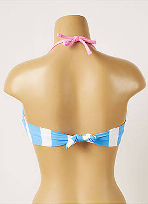 Haut de maillot de bain stretch haut bandeau bleu BANANA MOON femme