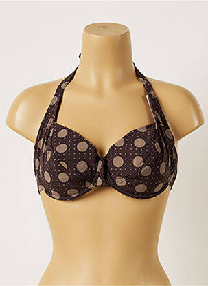 Haut de maillot de bain stretch gris BANANA MOON femme