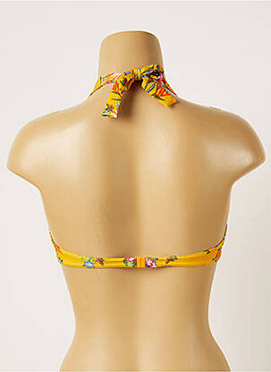Haut de maillot de bain stretch jaune BANANA MOON femme