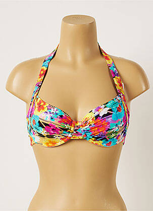 Haut de maillot de bain stretch bleu BANANA MOON femme
