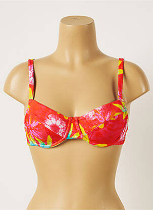Haut de maillot de bain stretch rouge BANANA MOON femme