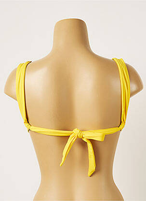 Haut de maillot de bain stretch jaune BANANA MOON femme