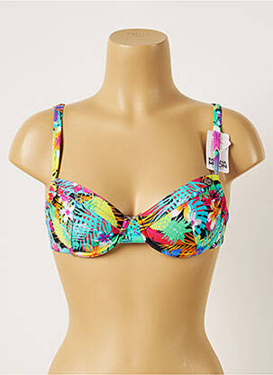 Haut de maillot de bain stretch bleu BANANA MOON femme