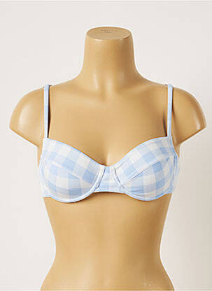 Haut de maillot de bain stretch bleu BANANA MOON femme