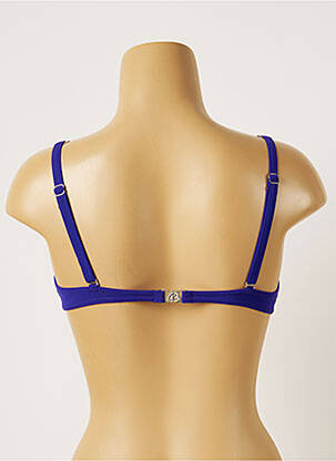 Haut de maillot de bain stretch bleu BANANA MOON femme